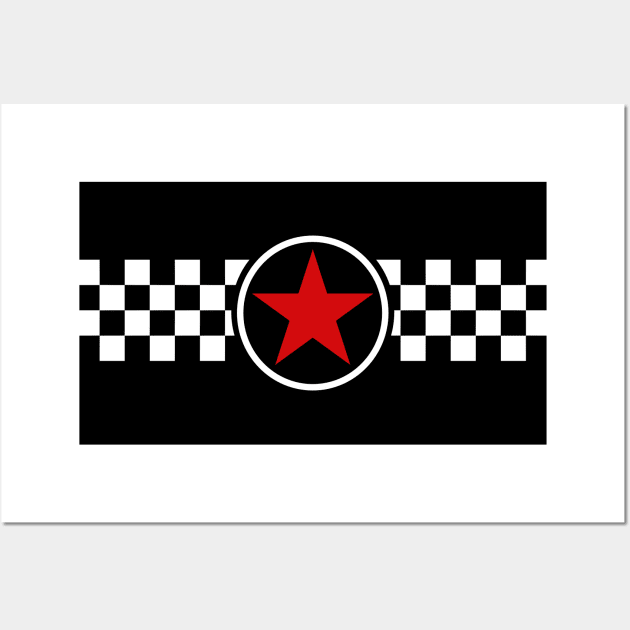 Ska Red Star Wall Art by VinagreShop